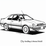 Iconic Toyota Camry Coloring Sheets 3