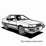 Iconic Toyota Camry Coloring Sheets 4