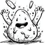 Imaginary Character Slime Coloring Pages 2