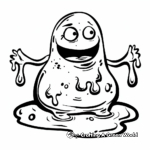 Imaginary Character Slime Coloring Pages 3