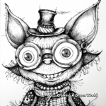 Imaginative Steampunk Creature Coloring Pages 2