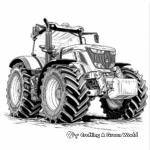 Impressive Monster Tractor Coloring Pages 1