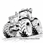 Impressive Monster Tractor Coloring Pages 2