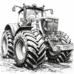 Impressive Monster Tractor Coloring Pages 3