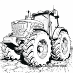 Impressive Monster Tractor Coloring Pages 4