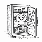 In the Fridge Coloring Pages 1