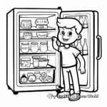 In the Fridge Coloring Pages 2