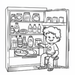 In the Fridge Coloring Pages 3