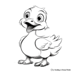 Incredible Baby Pelican Coloring Pages 1