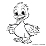 Incredible Baby Pelican Coloring Pages 3