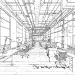 Industrial Design Office Space Coloring Pages 2