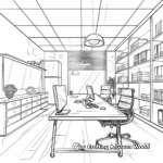 Industrial Design Office Space Coloring Pages 3
