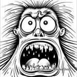 Intense Fear Feeling Coloring Pages 2
