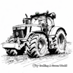 Intricate Adulthood John Deere Coloring Pages 1