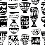 Intricate African Patterns Coloring Pages 2