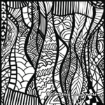 Intricate African Patterns Coloring Pages 3