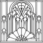 Intricate Art Deco Coloring Pages for Adults 3