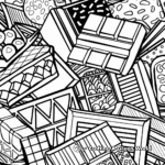 Intricate Belgian Chocolate Coloring Pages 4