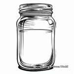 Intricate Design Empty Jar Coloring Pages 1