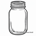 Intricate Design Empty Jar Coloring Pages 4