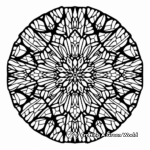 Intricate Diamond Mandala Coloring Pages 2