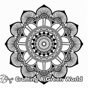 Difficult Mandala Coloring Pages - Free &amp; Printable!