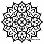 Intricate Geometric Mandala Coloring Pages 3