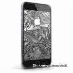 Intricate iPhone 8 Plus Coloring Sheets 2