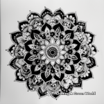 Intricate Mandala Designs for Gel Pen Coloring 1