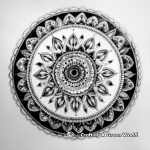 Intricate Mandala Designs for Gel Pen Coloring 3