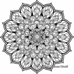 Intricate Mandala Designs for Gel Pen Coloring 4
