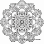 Intricate Mandala Marker Coloring Pages 2