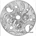 Intricate Mandala Marker Coloring Pages 4
