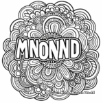 Intricate Monday Mandala Coloring Pages for Adults 2