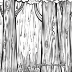 Intricate Rainforest After Rain Shower Coloring Pages 4