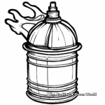 Intricate Spray Paint Can Coloring Pages 4