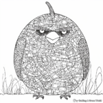Intricate Terence - Big Red Bird Angry Bird Coloring Pages 2