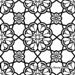 Intricate Tessellation Patterns: Adult Mindfulness Coloring Pages 3
