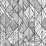 Intricate Tessellation Patterns: Adult Mindfulness Coloring Pages 4