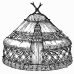 Intricate Yurt Tent Coloring Pages 2