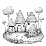 Inviting African Village Coloring Pages 4