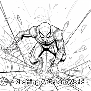 Iron Spider Coloring Pages - Free &amp; Printable!