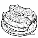 Italian Inspired Polenta Dog Coloring Pages 1
