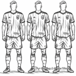 Italian Soccer Team Jerseys Coloring Pages 1