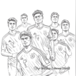 Italian Soccer Team Jerseys Coloring Pages 2