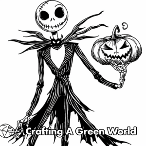 Nightmare Before Christmas Coloring Pages - Free & Printable!