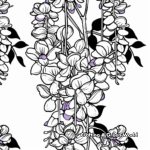 Japanese Wisteria Coloring Pages 2
