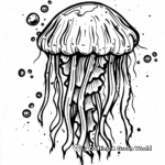 Jellyfish Slime Coloring Pages under the Sea 2