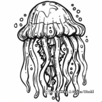 Jellyfish Slime Coloring Pages under the Sea 3