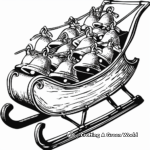 Jingling Bells and Sleigh Coloring Pages 4